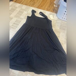 Target Black One-Shoulder A-Line Dress